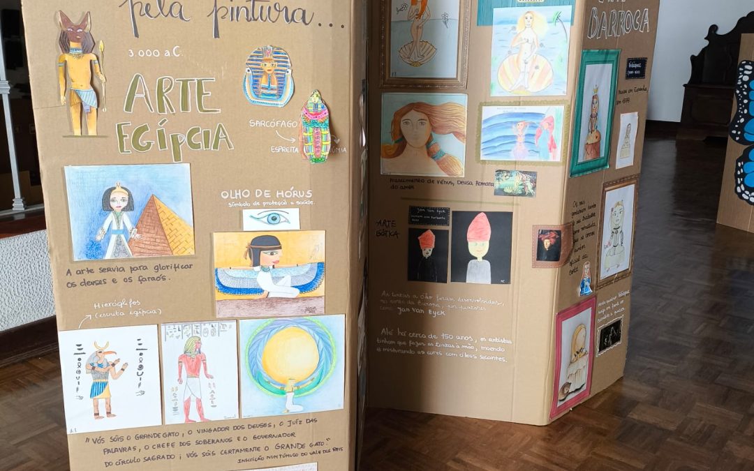 Exposição de Final de Ano Letivo Destaca Resultados do Projeto Educativo